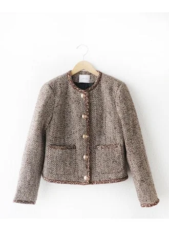 Polyester JacketsClara Boucle Jacket