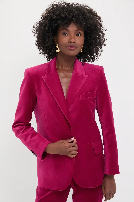 Statement JacketsFuchsia Boop Jacket