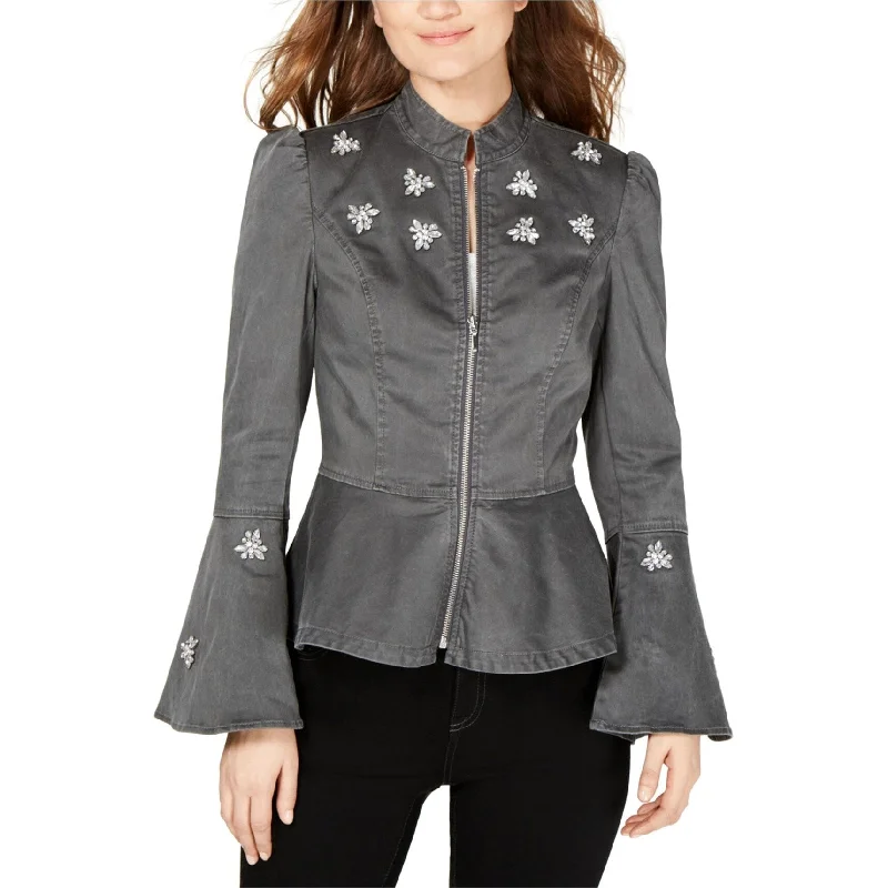 Fleece JacketsI-N-C Womens Peplum Jacket