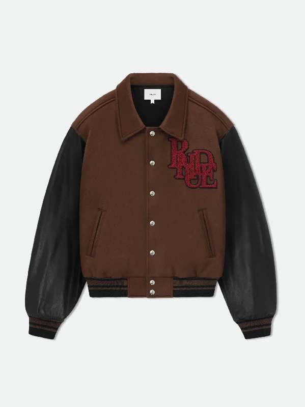 Recycled Fabric JacketsDUCK VARSITY JACKET