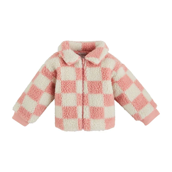 Button-Up JacketsPink Sherpa Jacket