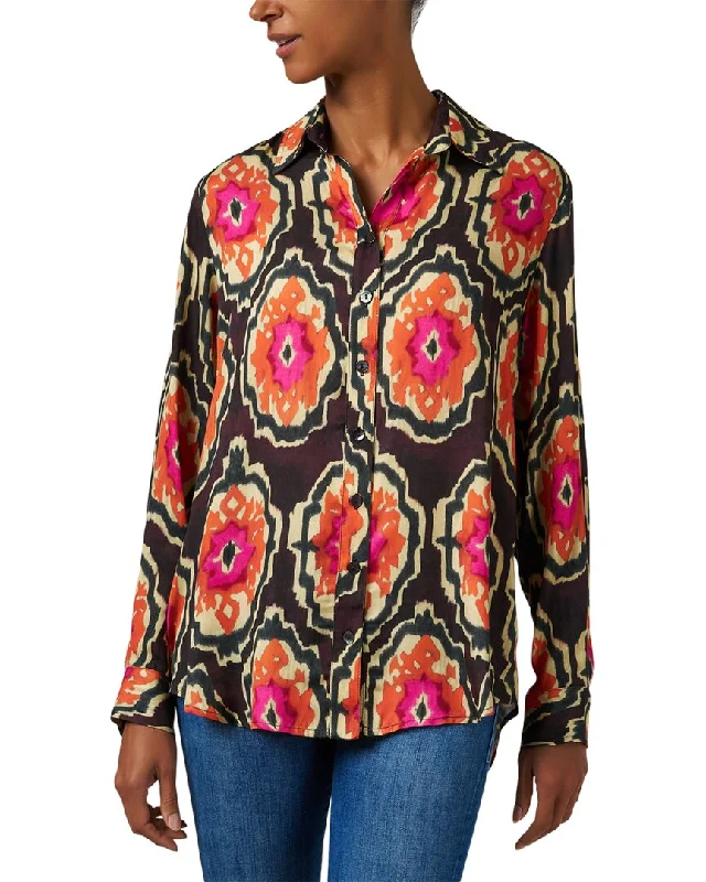 Finley Monica Medallion Print BlouseLounge Shirts