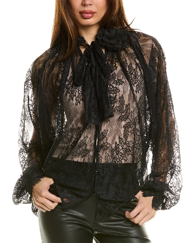 Le Superbe Ms. Bouquet Lace Floret BlouseHiking Shirts