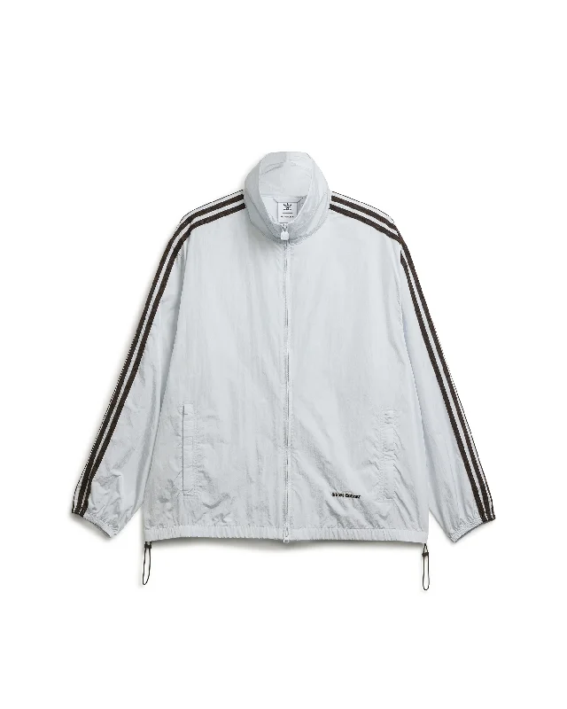 Metallic JacketsWales Bonner Embroided Logo Track Jacket - Blue Tint