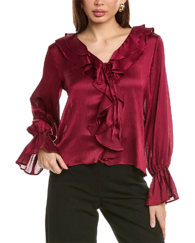 Vince Camuto Ruffle BlouseStudded Shirts