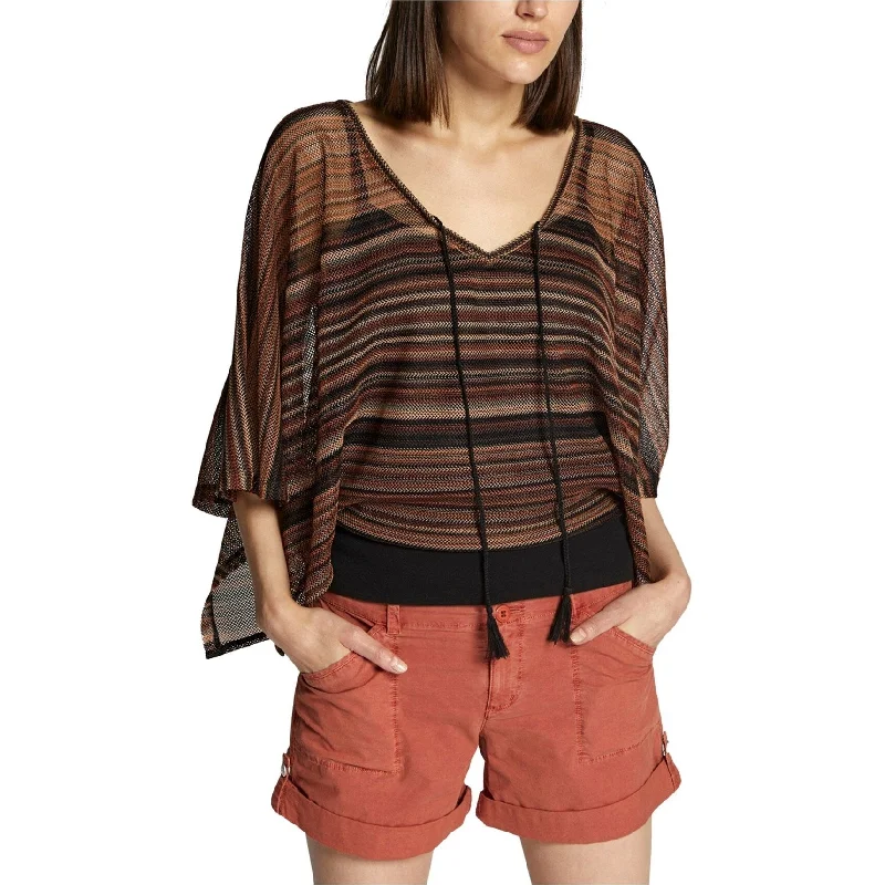 Sanctuary Clothing Womens Island Kimono Top Blouse, Brown, X-SmallLimited Edition Shirts