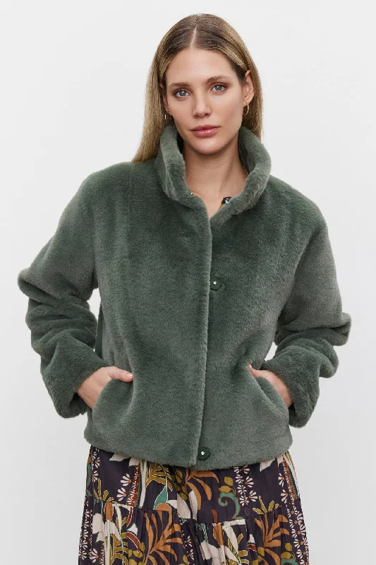 Cultural JacketsSHEENA LUXE FAUX FUR JACKET