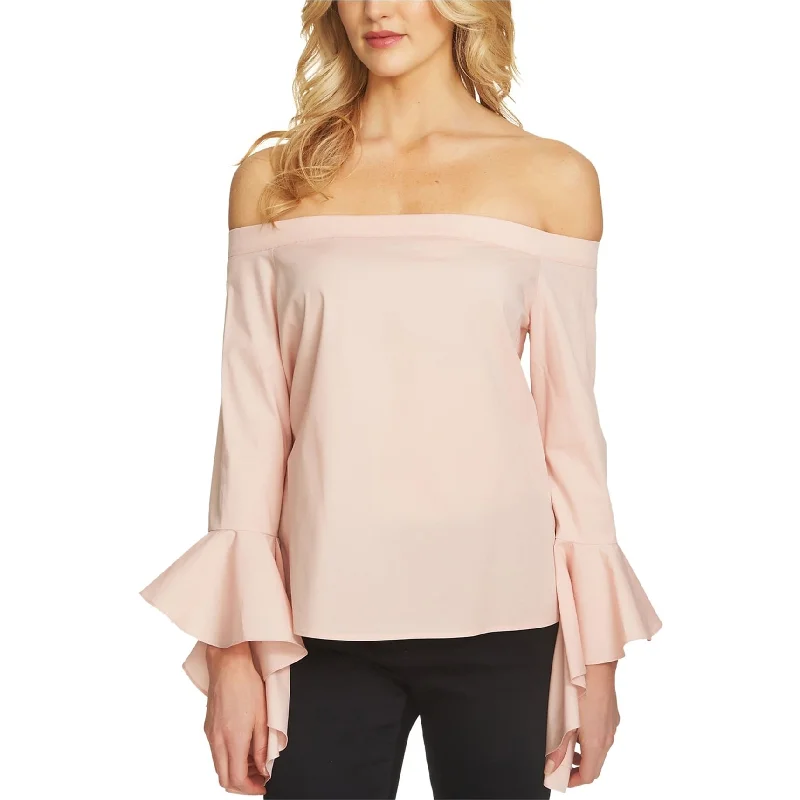 1.State Womens Ruffled-Sleeve Off The Shoulder BlouseCultural Shirts