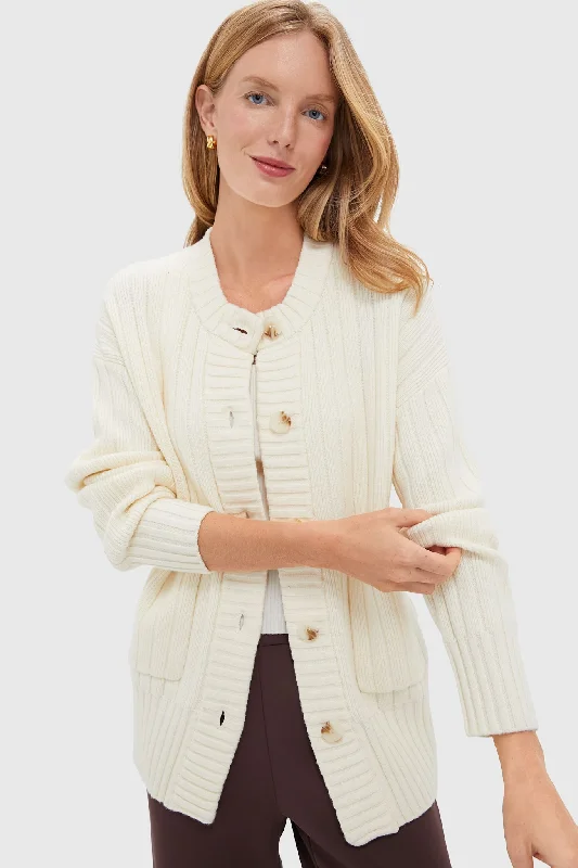 Collaborative JacketsEgret Pensdale Relaxed Knit Jacket