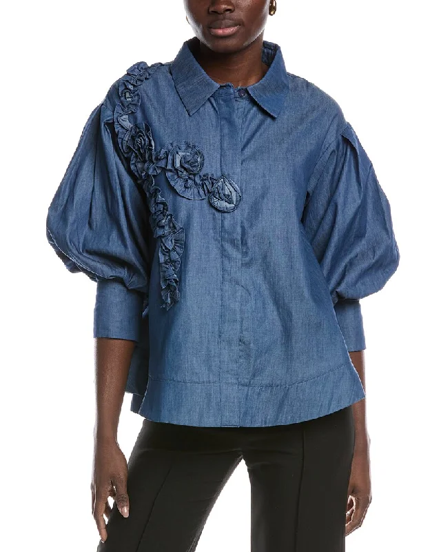 Gracia Ruffle ShirtPlush Shirts