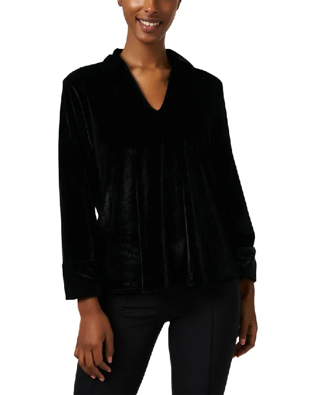 Caliban Stretch Velvet BlouseOutdoor Shirts