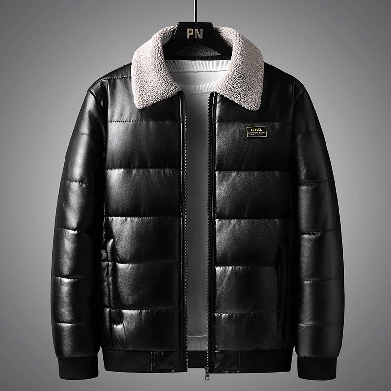 Insulated JacketsLapel Collar Trendy Men'S Winter Jacket Thickened