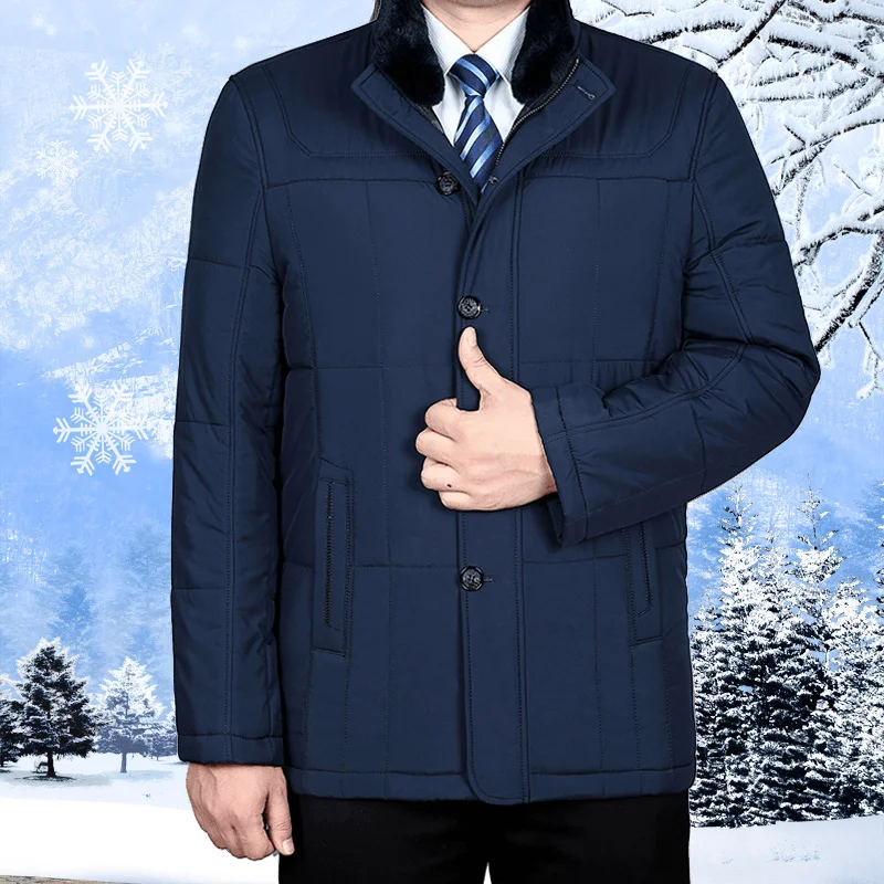 Faux Leather JacketsFashionable Men'S Simple Thin Cotton Jacket