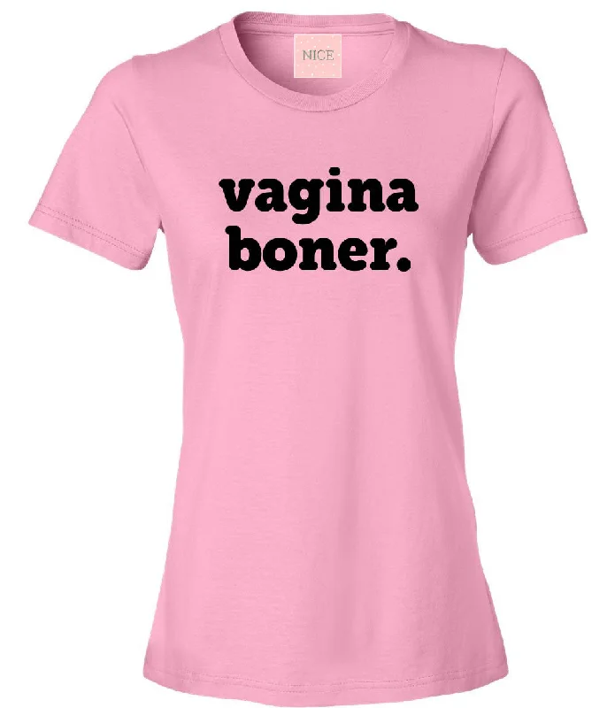 Outdoor T-ShirtsVery Nice Vagina Boner Boyfriend Womens T-Shirt Tee Pink