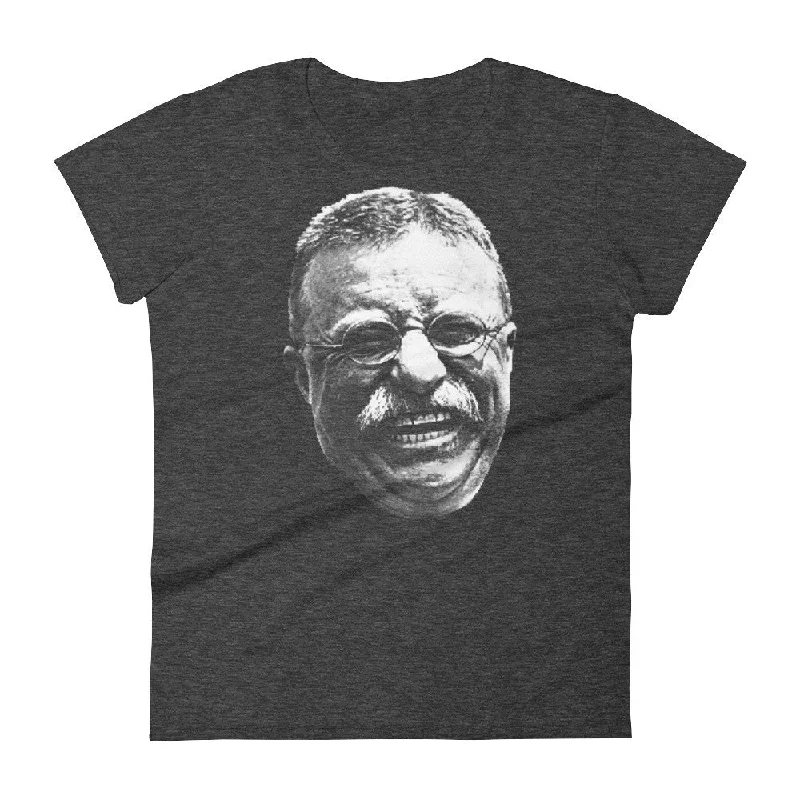 Retro T-ShirtsTeddy Roosevelt Laughing Ladies T-Shirt