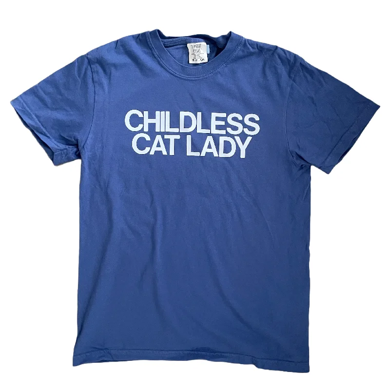 High-Fashion T-ShirtsChildless Cat Lady T-shirt - Blue Moon