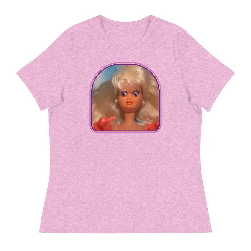 Cotton T-ShirtsWTF Barbie Women's Relaxed T-Shirt