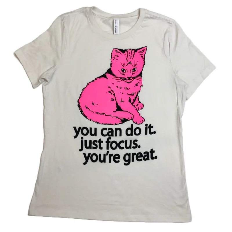 Jersey T-ShirtsFocus Cat Women’s T-shirt - Vintage Pink