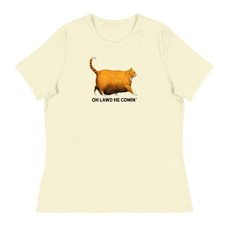 Logo T-ShirtsChonk Oh Lawd He Comin' Women's Relaxed T-Shirt