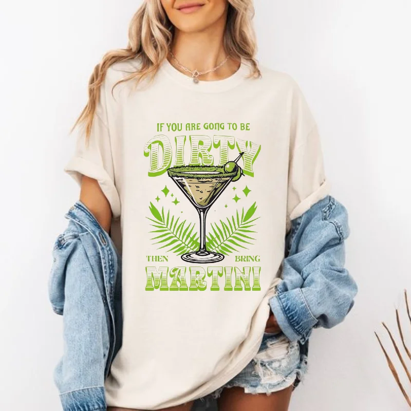 Button-Up T-ShirtsDirty Martini Cocktail T-Shirt