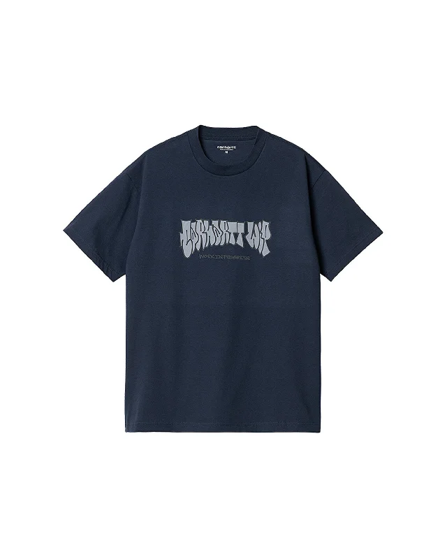 Camping T-ShirtsS/S Throw Up T-Shirt - Blue