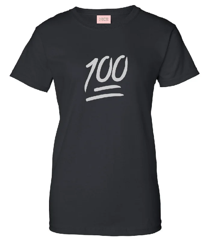 Gym T-Shirts100 Emoji T-Shirt