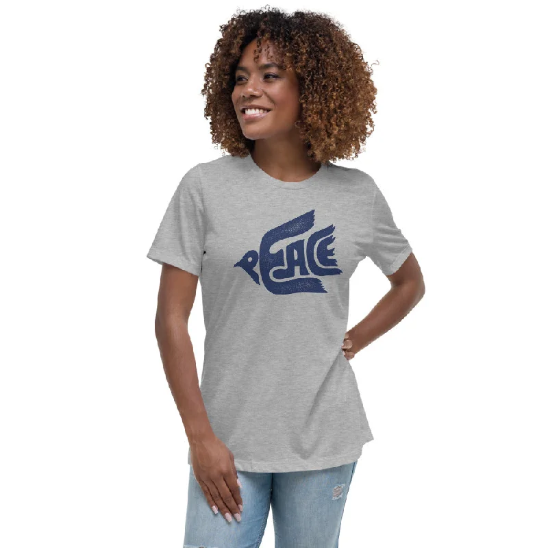 Polyester T-ShirtsPeace Dove Women's Relaxed T-Shirt