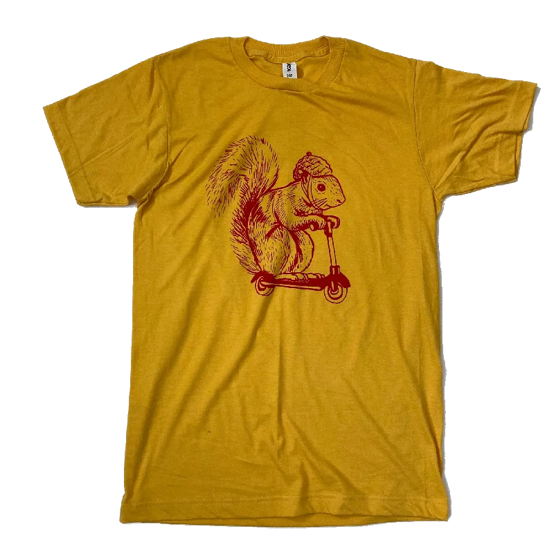 Branded T-ShirtsSquirrel on a Bird T-shirt - Ketchup and Mustard