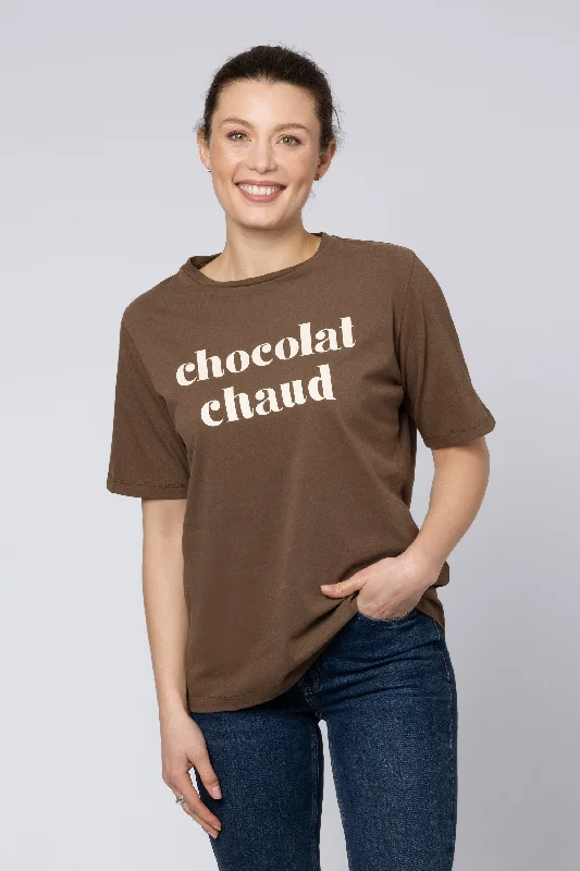 Slim Fit T-ShirtsChocolate Chaud Boyfriend T-shirt