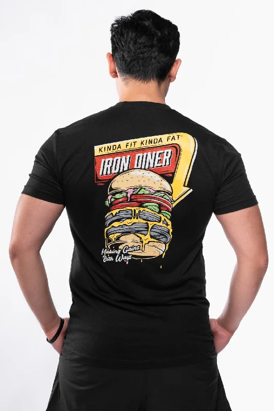 Linen T-ShirtsIron Diner Burger Signature Blend T-Shirt