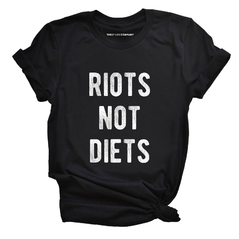 Band Merch T-ShirtsRiots Not Diets Feminist T-Shirt