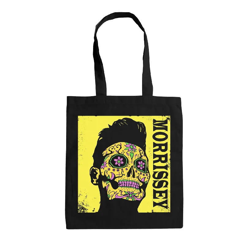 Asymmetrical T-ShirtsDay Of The Dead Black Tote Bag