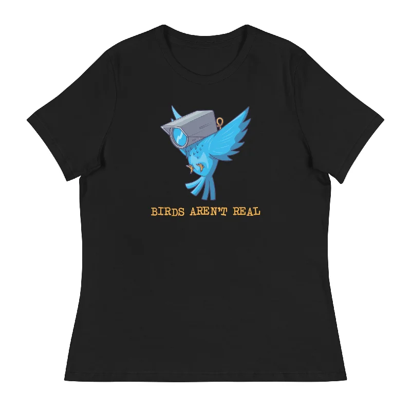 Bamboo T-ShirtsBirds Aren't Real Women's Relaxed T-Shirt