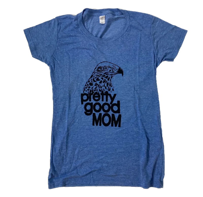 Casual T-ShirtsPretty Good Mom T-shirt - Baby Blue