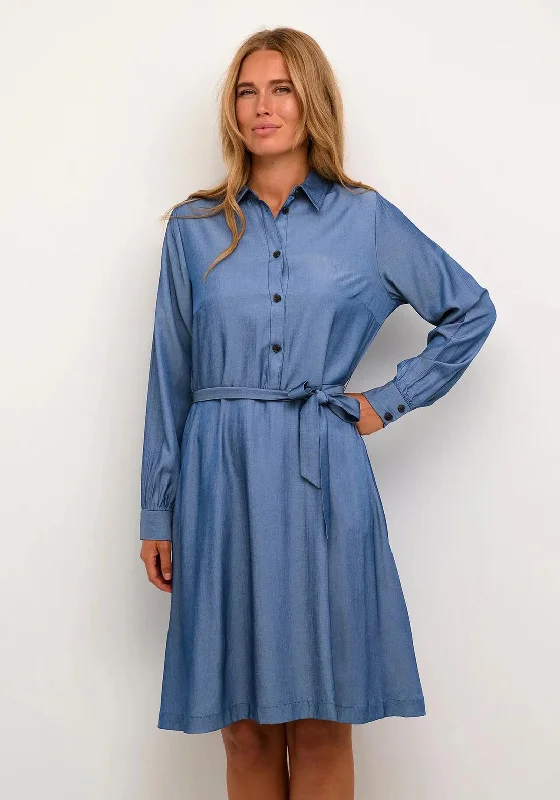 KAFFE Leonora Midi Shirt Dress, Chambray BlueTennis Dress