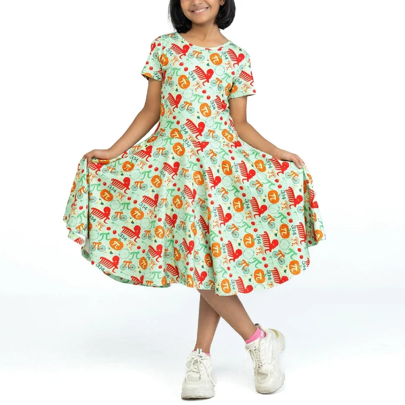 Pi-Puns Kids Twirl Dress [FINAL SALE]Formal Dress