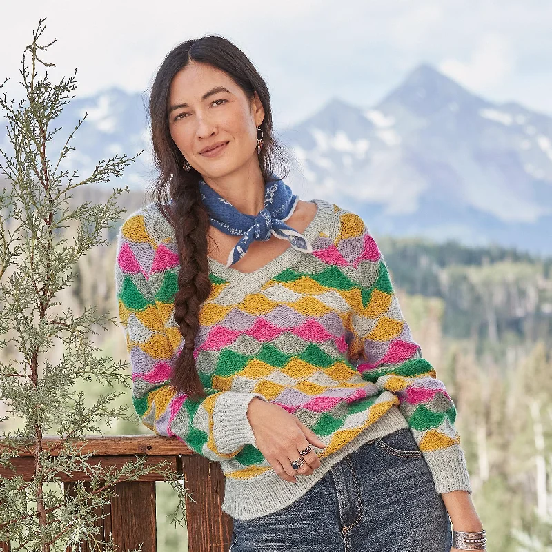 Chapin Pass Sweater, PetiteButton-Up Knit Tops