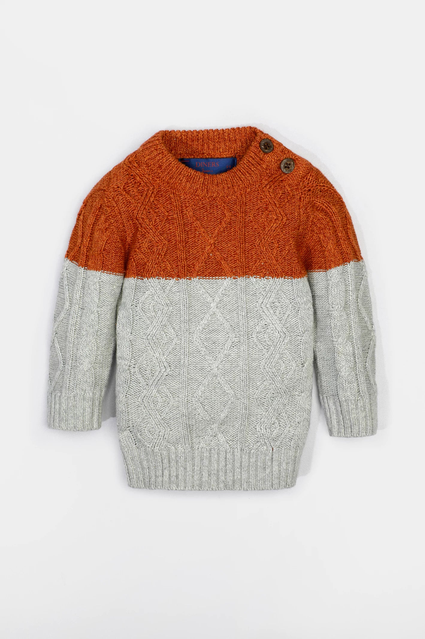 Rust Infant Boys SweaterFishing Knit Tops