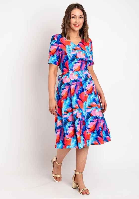 Coco Doll Judy Floral Midi Dress, MultiCheerleader Dress