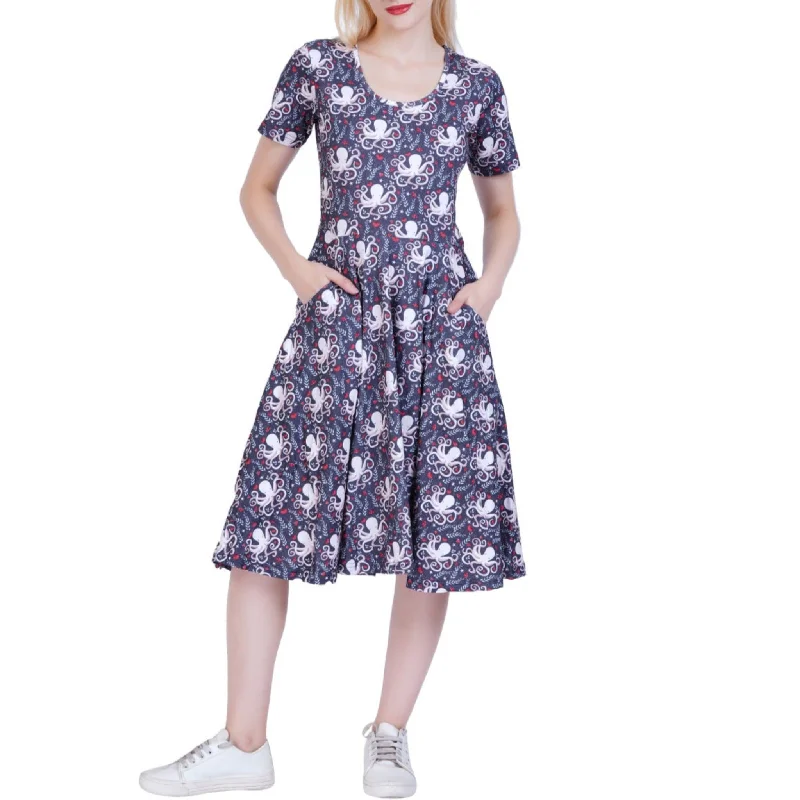 Floral Octopus Twirl DressFloral Dress