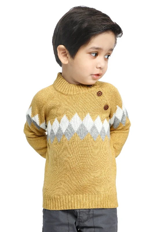 Boys Toddler Sweater In Beige SKU: IBE-0002-BEIGECasual Knit Tops