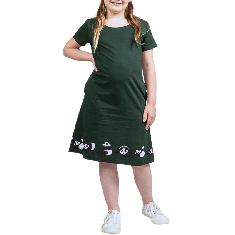 Pandas Kids A-Line Dress [FINAL SALE]Sequin Dress