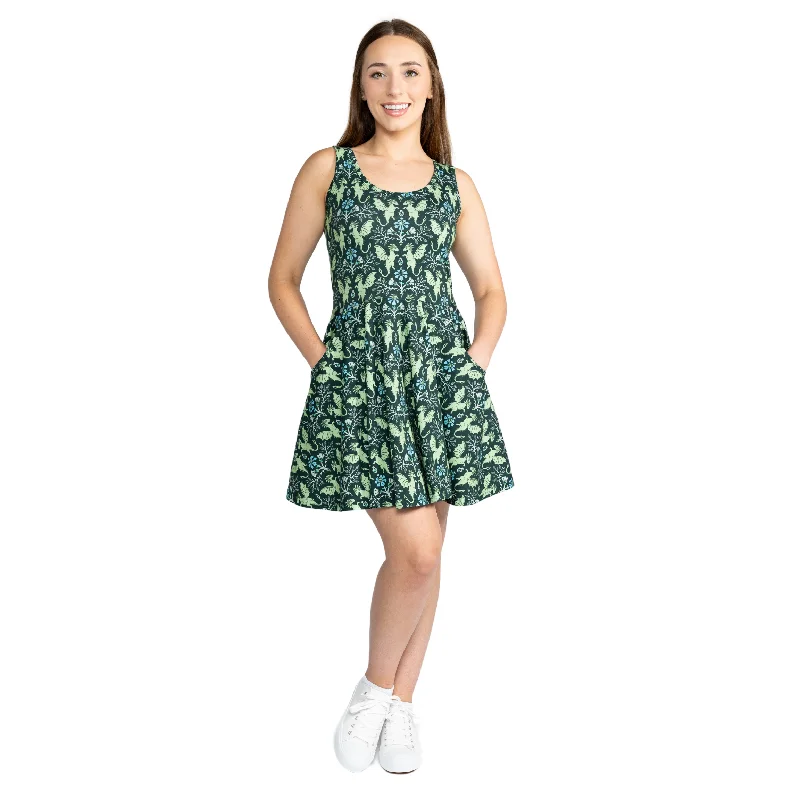 Dragons Damask Skater DressCasual Dress