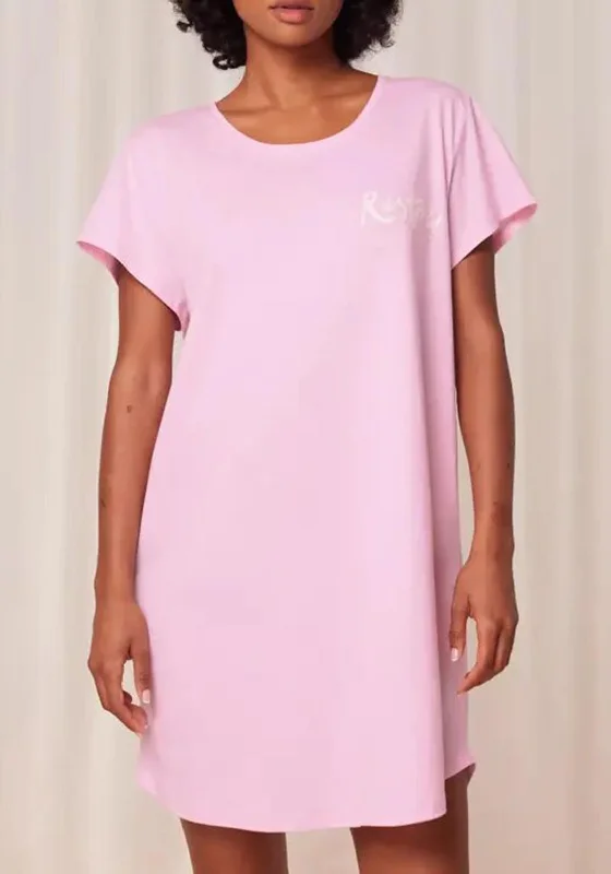 Triumph Restore Yourself Short Sleeve Nightdress, PinkMaxi Dress