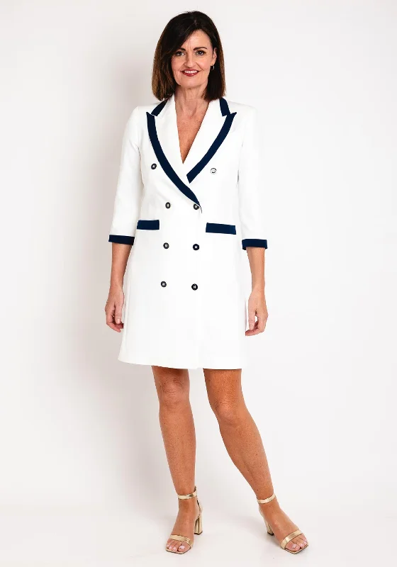 Edas Timone Blazer Dress, WhiteOff-the-shoulder Dress