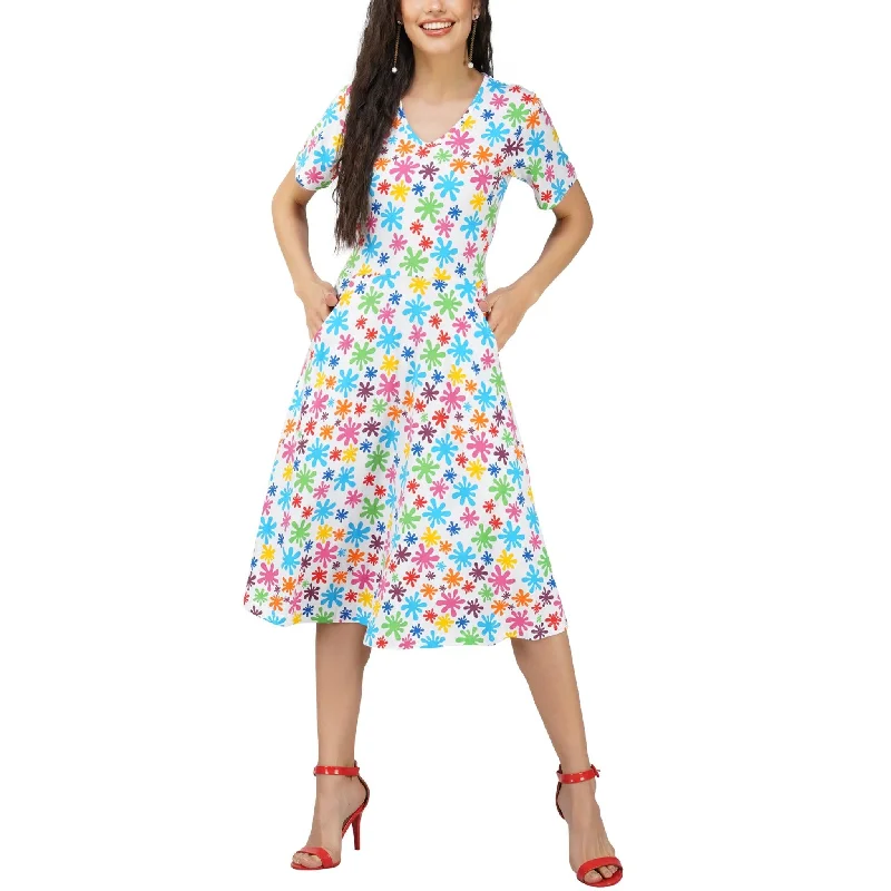 Paint Splats Fit & Flare Dress [FINAL SALE]Tennis Dress