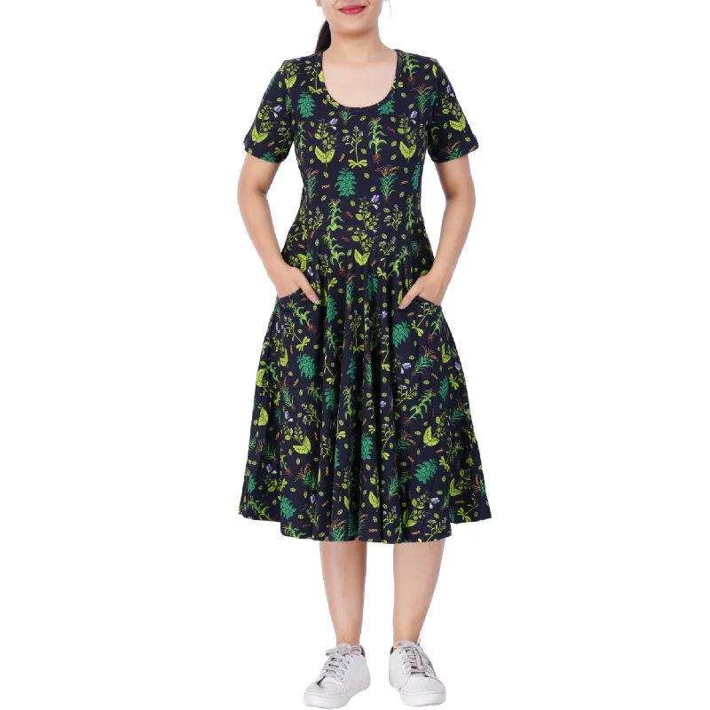 Genetic Plants Twirl DressProm Dress