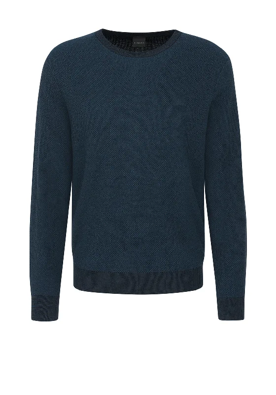 Bugatti Birdeye Knit Sweater, Dark BlueRetro Knit Tops