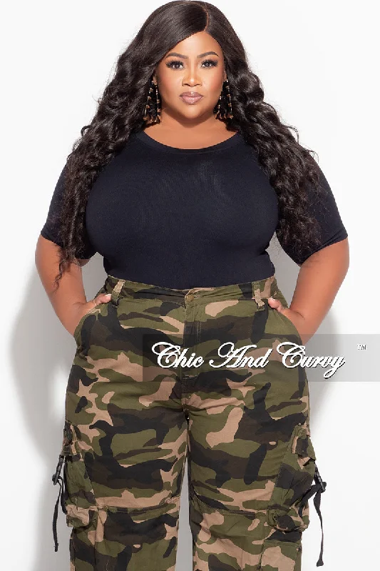 Plus size women's simple topsFinal Sale Plus Size Top in Black