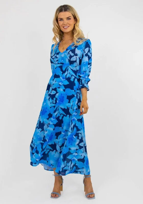 Kate & Pippa Streasa Floral Print Maxi Dress, BlueWind Dress